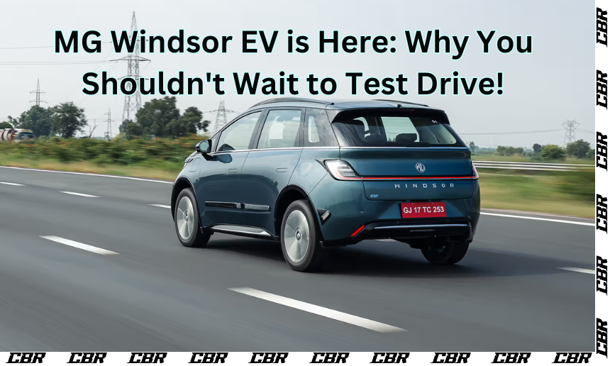 Test drive the MG Windsor EV today and book your spot before it's too late!