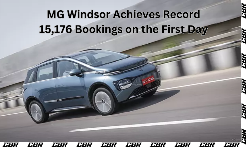 MG Windsor Achieves Record 15,176 Bookings on the First Day