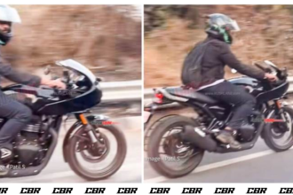 Triumph Thruxton 400 Spotted Testing
