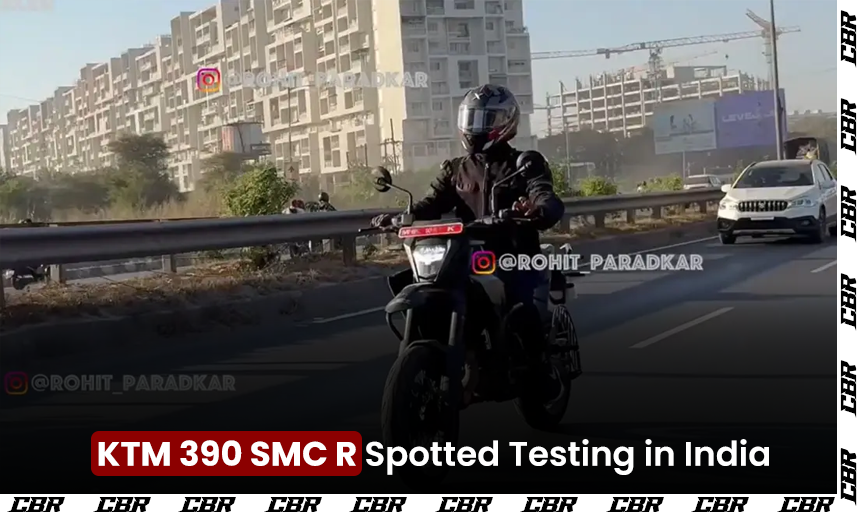 KTM 390 SMC R Spotted Testing in India