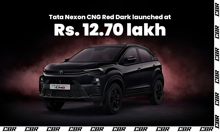 Tata Launches Nexon CNG Red Dark at Rs. 12.70 Lakh